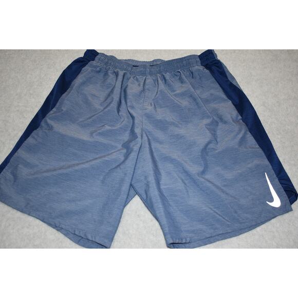Nike Gym Lined Shorts Running Men Size Large With Pockets Performance 8" Inseam - Picture 1 of 7